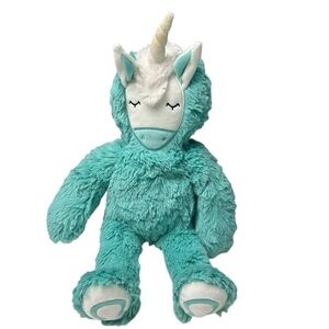 Slumberkins Slumber Kins Teal Unicorn Plush Stuffed 14”
